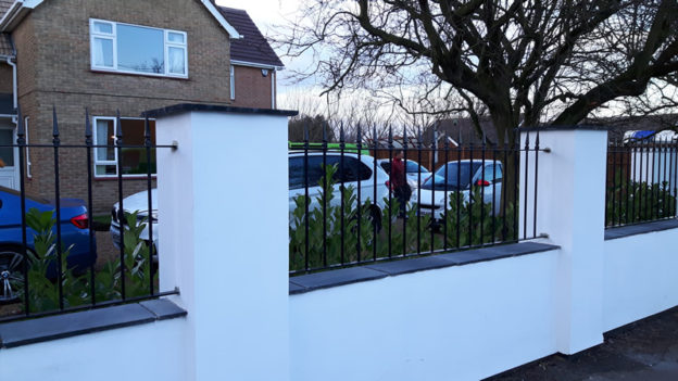 Railing installed in Somersham