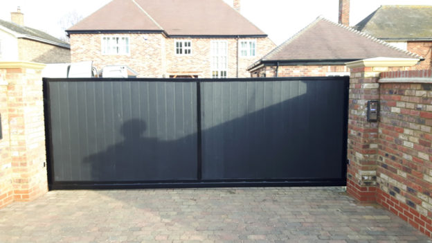Sliding gate installed in St Ives Cambridgeshire