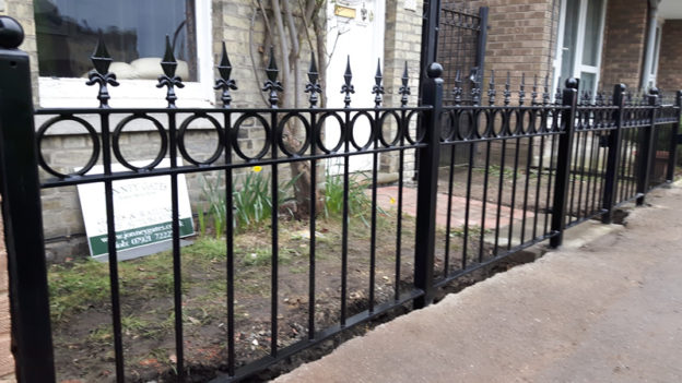 Railings installed in Cambridge
