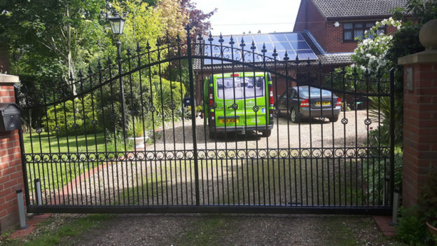 Sliding gate installed in Brampton