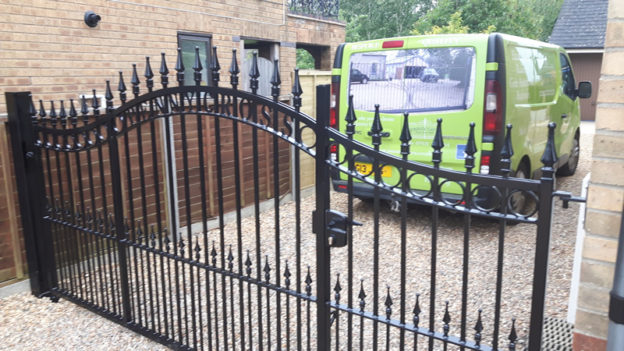 Double gates installed in Colne