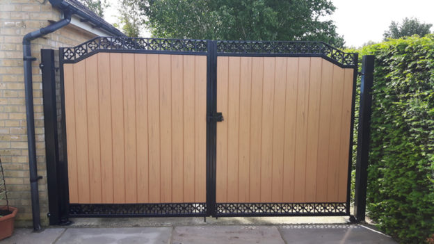 Double gates installed in Colne