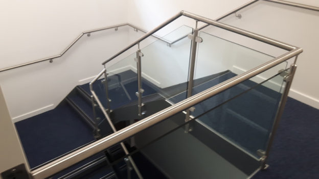 Stainless steel handrail in Cambridge