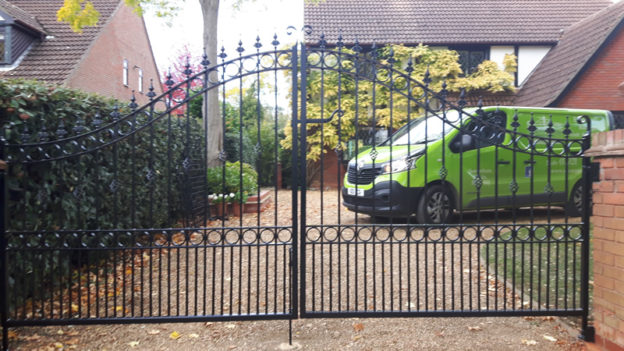 Double gates installed in Upwood