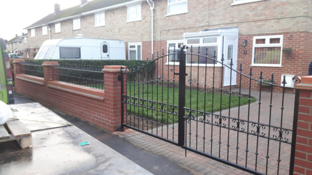 Double gates installed in Pidley